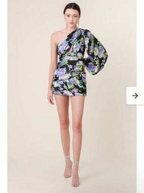 Line & Dot Bloom Mini Dress